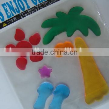 high-quality and eco-friendly window gel jelly stickers, Custom window gel sticker, gel sticker
