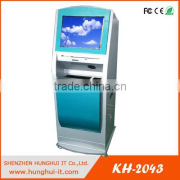 Customized Cash Payment Kiosk With Receipt Printer, Internet Information Kiosk