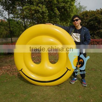 cheap pvc inflatable emoji pool float for sale