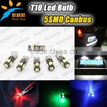 Hot Sale 3SMD 5SMD 9SMD BA9S T10 Led Bulb Canbus and Error Free