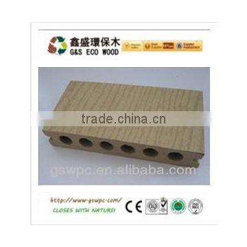 Solid wpc composite decking