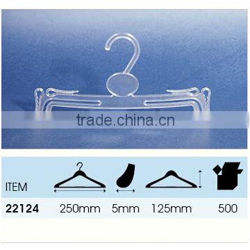 Hot Sale Transparent Plastic Bra Hanger For Display