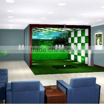 new 3D indoor golf simulator