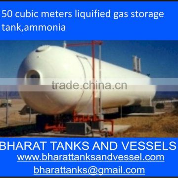 50 cubic meters liquified gas storage tank,ammonia