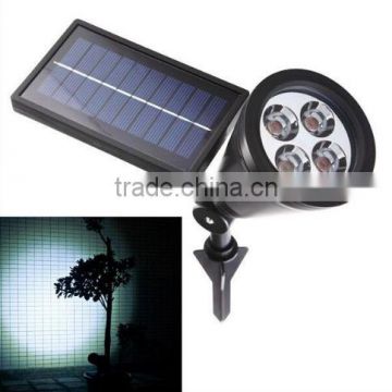 Popular solar lawn lamp sensor lighting white lighting source with two ways installation