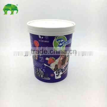Nice design disposable ice cream paper cup cream paper bowl and lids