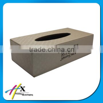 Low Price Promotional Ornament tissue box made of wood, paper, fabric, PU