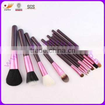 Cosmetic Brushes with Wooden Handle,Brand Name are Welcome