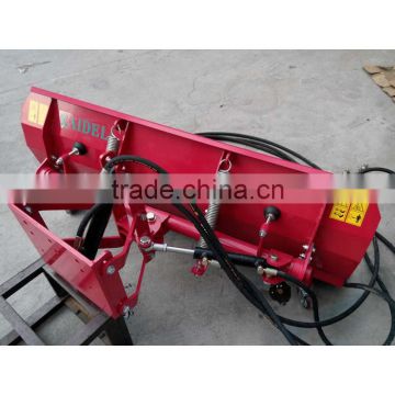 Front snow blade for tractor