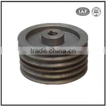 custom cast iron v belt pulley/pulley with sand casting