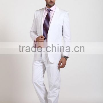 OEM White color 2PC business suits for man