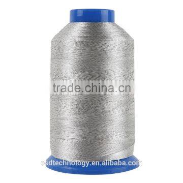 Polyester Conductive Silver Fiber Sewing Thread