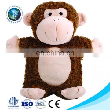 Wholesale cheap cute soft kids toy stuffed animal plush monkey hand puppet