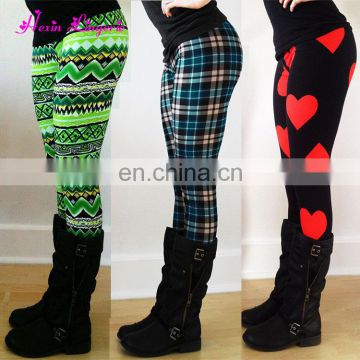 Fast Shipping women autumn winter warm 92% polyester 8% spandex super soft brushed leggings