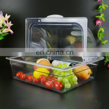 High standard acrylic plastic industrial dim sum dish food tasting dribbling