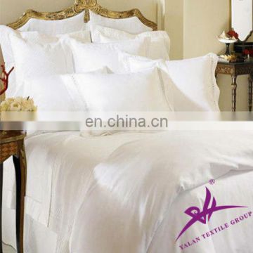 white plain flat bed sheet cotton and polyester