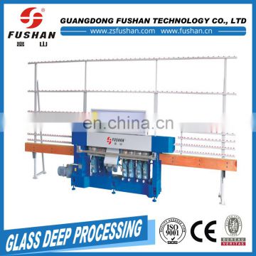 Factory wholesale 9 spindles glass straight line polishing machine for