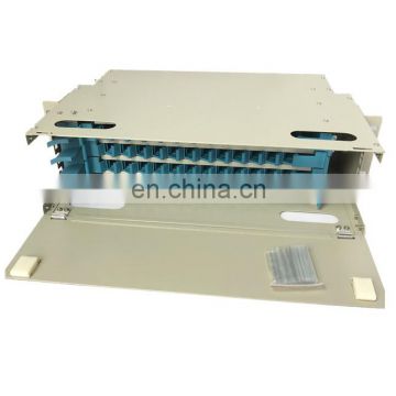 ODF 12 24 Core Outdoor Optical Distribution Frame Rack Mounted Cabinet Box