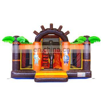 Pirate Jungle Bouncing Castles Inflatable Moonwalk Playground Jumping Castle Bouncer EN14960
