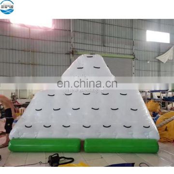 Customized giant floating inflatable ice berg water toy for pool