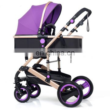 Newly Design 4 wheel pet trolleys Cat / Dog Easy Walk Folding Travel Carrier Carriage Pet Stroller