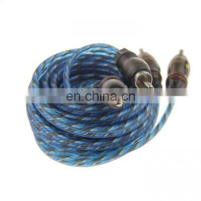 OD 3+3mm Rca Cable Signal Cable Twisted-Pair Audio Interconnect Cable