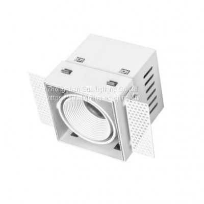 DALI Recessed LED Downlights, Adjustable direction, COB CREE Chip, 85-265VAC