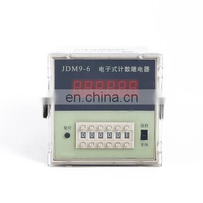 JDM9-6 counter power interruption memory preset counter Electronic counting relay, digital display counter