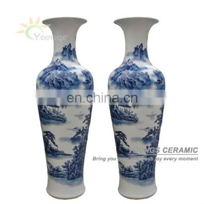 Jingdezhen Hand Painted Porcelain Tall Floor Vases For Home
