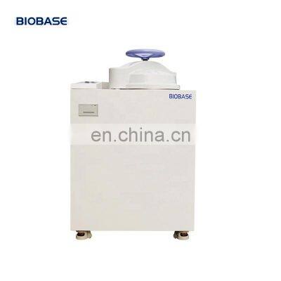 BIOBASE China Vertical Autoclave BKQ-B75V Vertical Pulse Vacuum Autoclave Hand Wheel Hot Selling for lab and dental