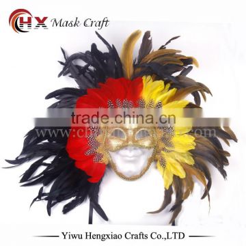 wholesale feather masks face mask yiwu hot new products for 2016