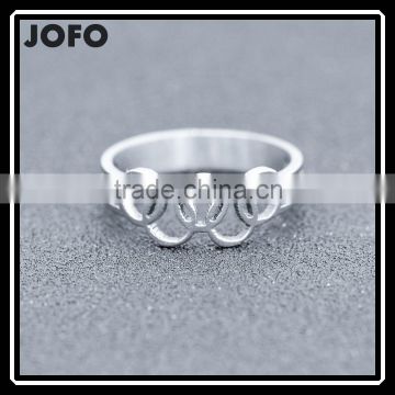 2016 Newest Men's The Olympic Rings Style Stainless Steel Ring