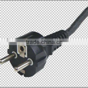 VDE standard 2 round pin earthing electrical plug