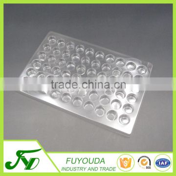 Customized electronic blister tray with 60 round holes