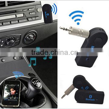 Top selling high quality 3.5mm Wireless Car Kit Handsfree Stereo USB Bluetooth Audio Music Receiver