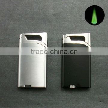 New Style Thin Butane Refillable Windproof Metal Electronic Lighter