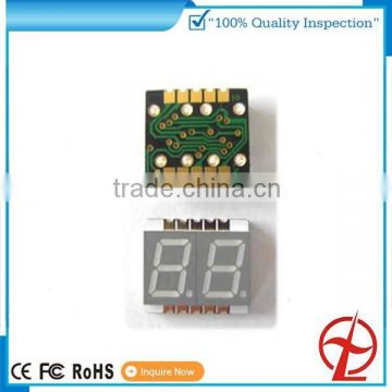 0.39" two digit blue color 7 segment smd small led display