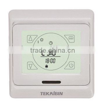 Fan coil touch screen thermostat