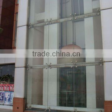 Aluminium Spider Point Supported Structural Glass Curtain Wall