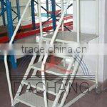 Dachang Factory High Quality Warehouse Trolley Ladder Truck