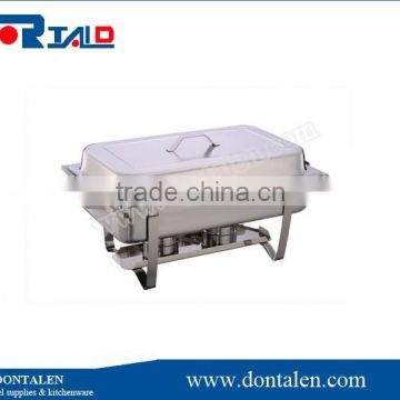Chafing dish heater with fish kebab