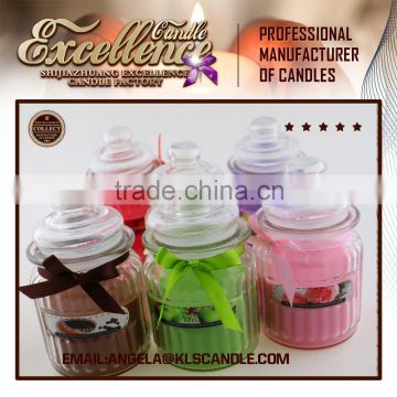 good quality different scent colorful candle jars wholesale