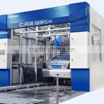 Economic automatic tunnel car wash machine with imported brushes