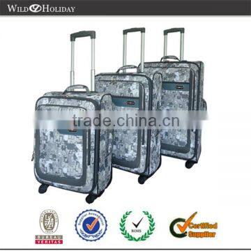 14 New Fashion PU PVC Polo trolley luggage