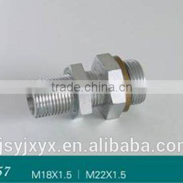 iron high current straight pipe fitting male connector