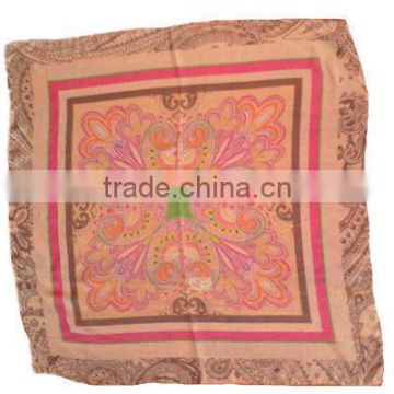 silk scarf panuelos de seda foulards with beautiful pattern