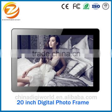 2016 New HD LED Display 20 inch Bulk Digital Photo Frame