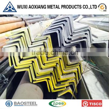 Promotional cheep supply top quality 6m to 12m length 201 304 316stainless steel angle steel bar sheet metal