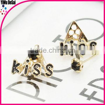 small earrings top Fashion exquisite set auger small earrings