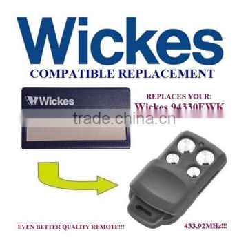 For Wickes remote 94330EWK,Wickes tansmitter replacement